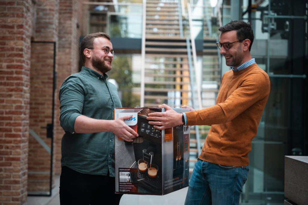 D&P wint koffiemachine als ConXioN feedback prijs