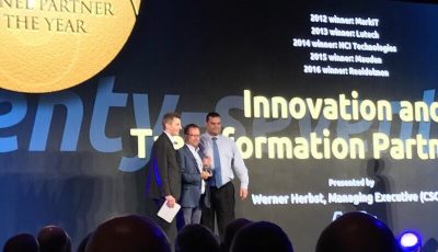 Canalys ConXioN Innovation & Transformation Award 2017