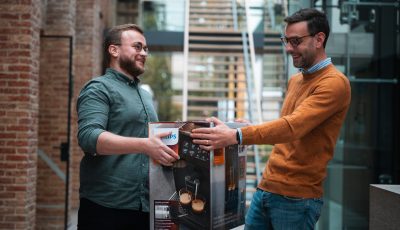 D&P wint koffiemachine als ConXioN feedback prijs